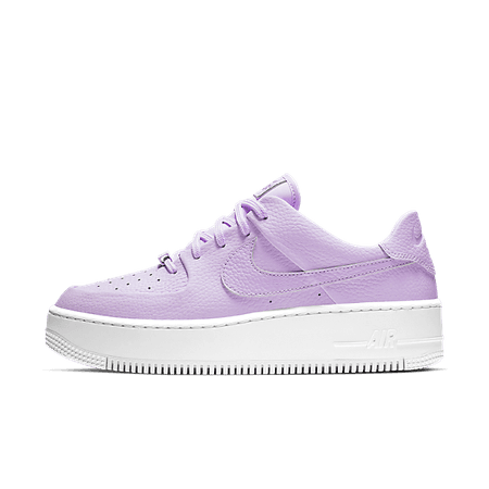 lilac nike air force 1 purple