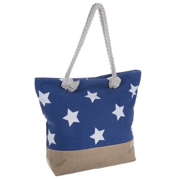 Blue & White Stars Canvas Tote Bag | Hobby Lobby | 5300785