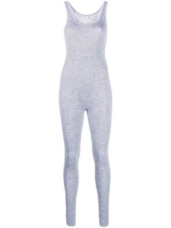 Saint Laurent Knitted Sleeveless Jumpsuit - Farfetch