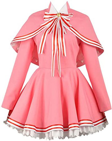 Amazon.com: Yejue Cardcaptor Sakura Clear Card Cosplay Costume Sakura Sweet Lolita Dress Outfit Adult Skirt: Clothing