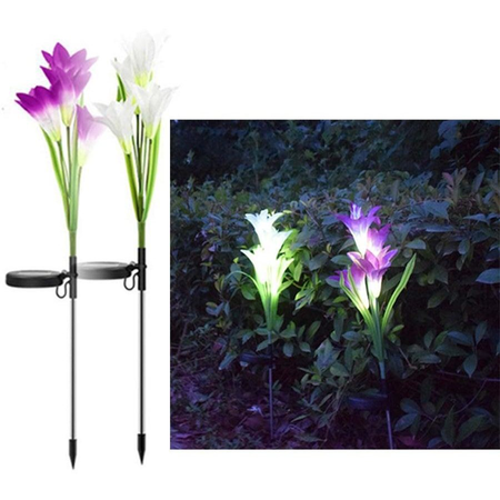 outdoor lily lights