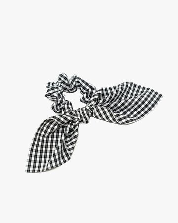 Drew Hair Tie | Gingham Hair Tie Scrunchie