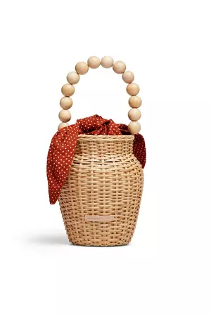 Wicker Tote by Loeffler Randall for $45 | Rent the Runway