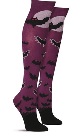 Sock It To Me - Batnado Knee High Socks - Buy Online Australia – Beserk