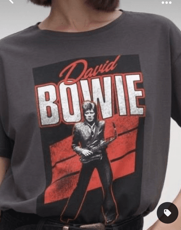 Reserved David Bowie t-shirt
