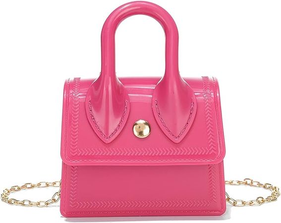 Amazon.com: H HANBELLA - A FASHION TRENDY COLLECTION. FOREVER. - Mini Kids Hot Pink Crossbody Bag Shoulder Purse for Teen Girls - Small Cute PVC Jelly Summer Satchel Purses New Pocketbook for Women : Clothing, Shoes & Jewelry