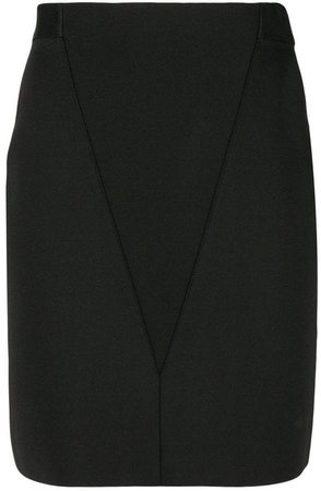 v-front pencil skirt