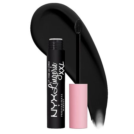 Amazon.com : NYX PROFESSIONAL MAKEUP Lip Lingerie XXL Matte Liquid Lipstick - Naughty Noir (Black) : Beauty & Personal Care