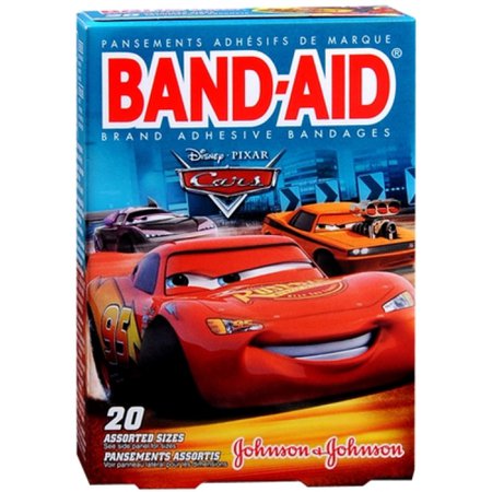 BAND-AID Bandages Disney Cars Assorted Sizes 20 Each (Pack of 2) - Walmart.com - Walmart.com