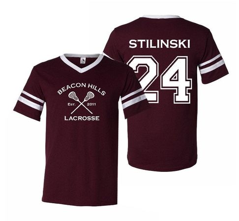 Stiles Stilinski 24, Beacon Hills Lacrosse Jersey T-Shirt – Studio9Thirty3
