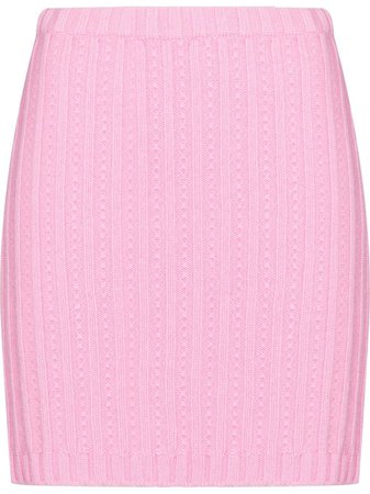 Blumarine high-rise Knitted Skirt - Farfetch