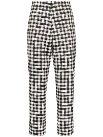 Paskal Gingham Cropped Trousers - Farfetch