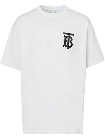 Burberry monogram-motif oversized T-shirt