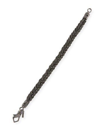 Emanuele Bicocchi Fishtail Braided Chain Bracelet