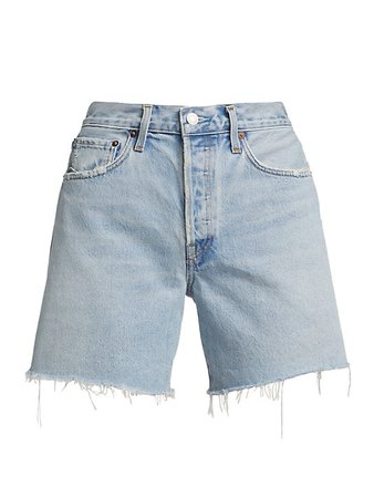 Shop AGOLDE Parker Long Denim Shorts | Saks Fifth Avenue