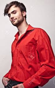 man model red shirt - Google Search