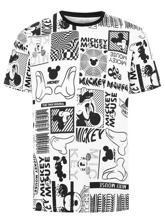 White Mickey Mouse T-Shirt - TOPMAN USA