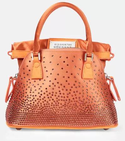 5 AC Classique Micro Satin Shoulder Bag in Pink - Maison Margiela | Mytheresa