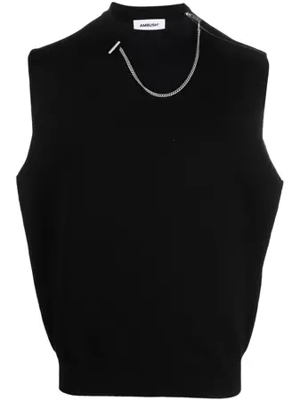 AMBUSH chain-detail Knitted Vest