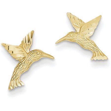 Primal Gold 14k Yellow Gold Hummingbird Earrings