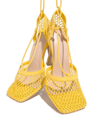 yellow heel