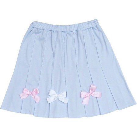 Pastel Blue With Pastel Bows Skirt 💭☁️🌸