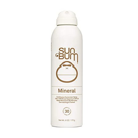 Amazon.com: Sun Bum Mineral SPF 30 Sunscreen Spray | Vegan and Reef Friendly (Octinoxate & Oxybenzone Free) Broad Spectrum Natural Sunscreen with UVA/UVB Protection | 6 oz: Beauty