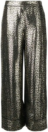 Layeur printed loose trousers