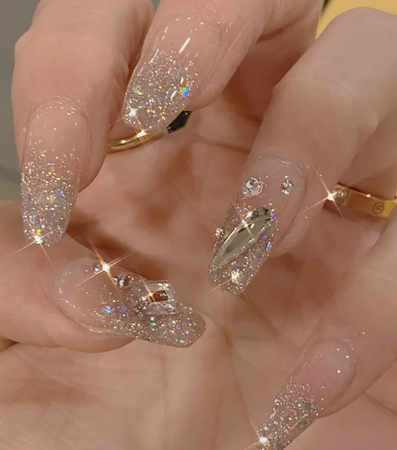 sparkle nails