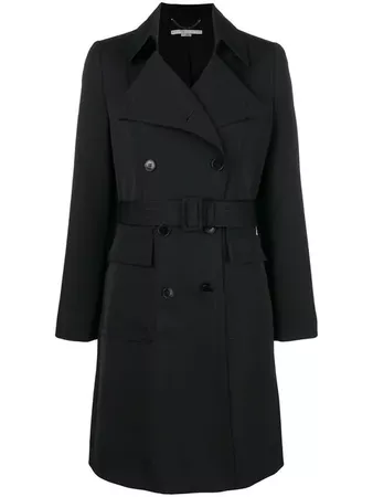 Stella McCartney double breasted trench coat - Buy Online - Large Selection of Luxury Labels