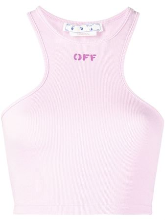 Off-White Off Stamp Crop Top - Farfetch