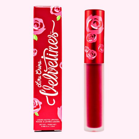 Red Rose: Ruby Red Matte Velvetines Vegan Lipstick - Lime Crime