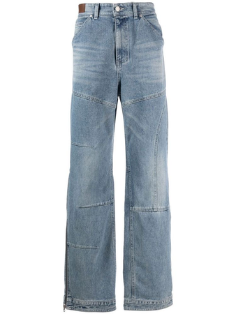 Andersson Bell zip-leg panelled jeans