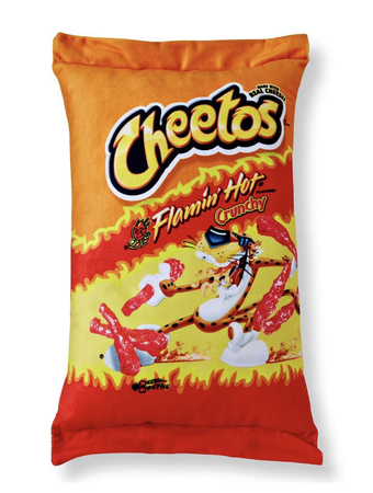 flamin’ hot cheetos pillow - spencer’s