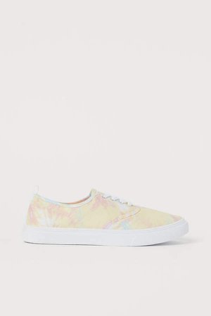 Canvas Sneakers - Yellow