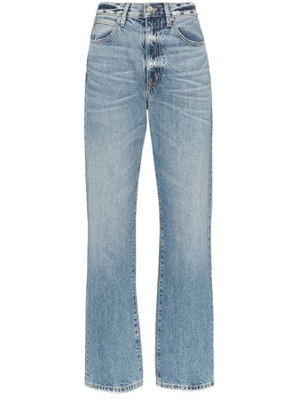 Slvrlake London Distressed high-waisted Jeans - Farfetch