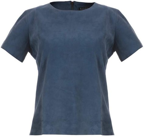 ELLESD - Sky Blue Suede T-Shirt