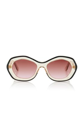 Ulawun Vulcano Round-Frame Acetate Sunglasses By Marni | Moda Operandi