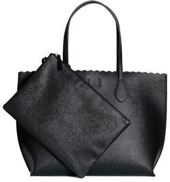 Shopper with Clutch Bag - Black