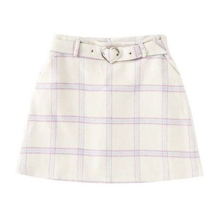 Short skirt plaid purple