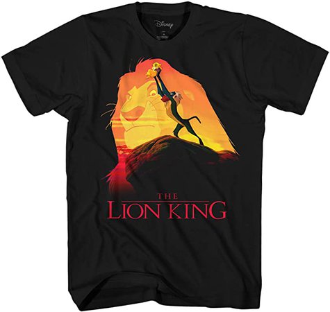Amazon.com: Lion King Pride Rock Rafiki Simba Africa Disneyland World Tee Adult Men's Graphic T-Shirt Apparel (Black, Large): Clothing