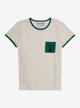 Harry Potter Slytherin Pocket Girls Ringer T-Shirt