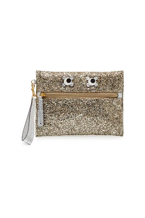 Circulus Eyes Glitter Leather Pouch Gr. One Size