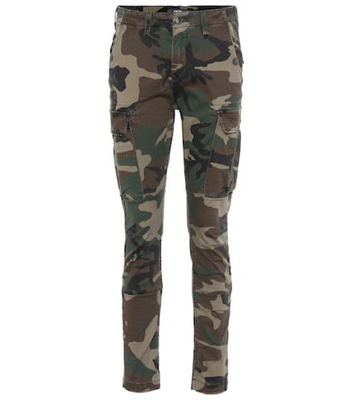 Camouflage cargo pants