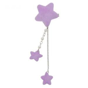 Starry Dangle Fuzzy Star Hair Clip Pin Fairy Kei Fashion | Kawaii Babe