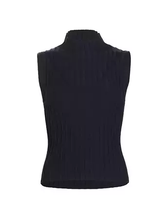 Shop Derek Lam 10 Crosby Esma Rib-Knit Sweater Vest | Saks Fifth Avenue