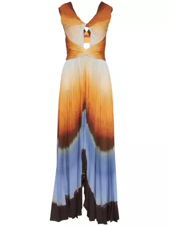 Altuzarra Kalymnos Shibori-print Maxi Dress - Farfetch