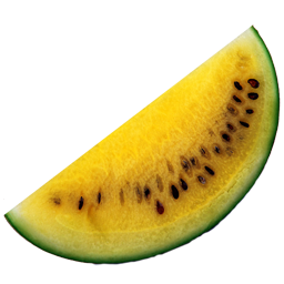 png yellow watermelon