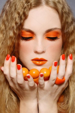 depositphotos_15263383-stock-photo-orange-makeup.jpg (682×1023)