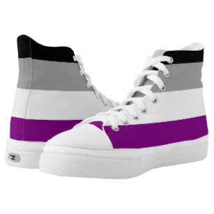 asexual flag shoes